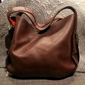 Coach bandit hobo 39 pebbled leather shoulder bag